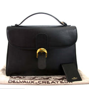 delvaux black brillant briefcase now for sale at labellov vintage fashion webshop belgium