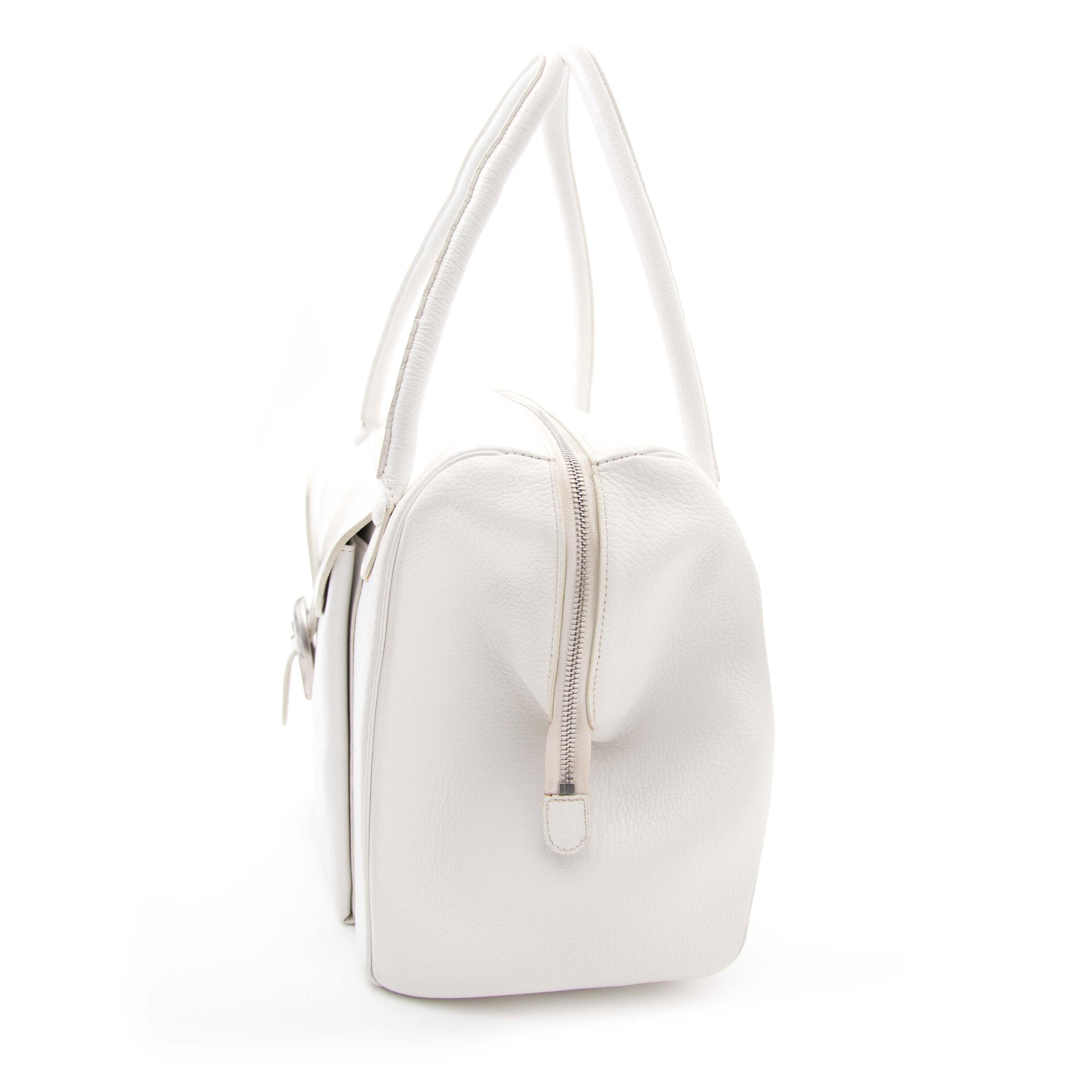 Delvaux Brillant 12H Chèvre Glacée Souple Talc