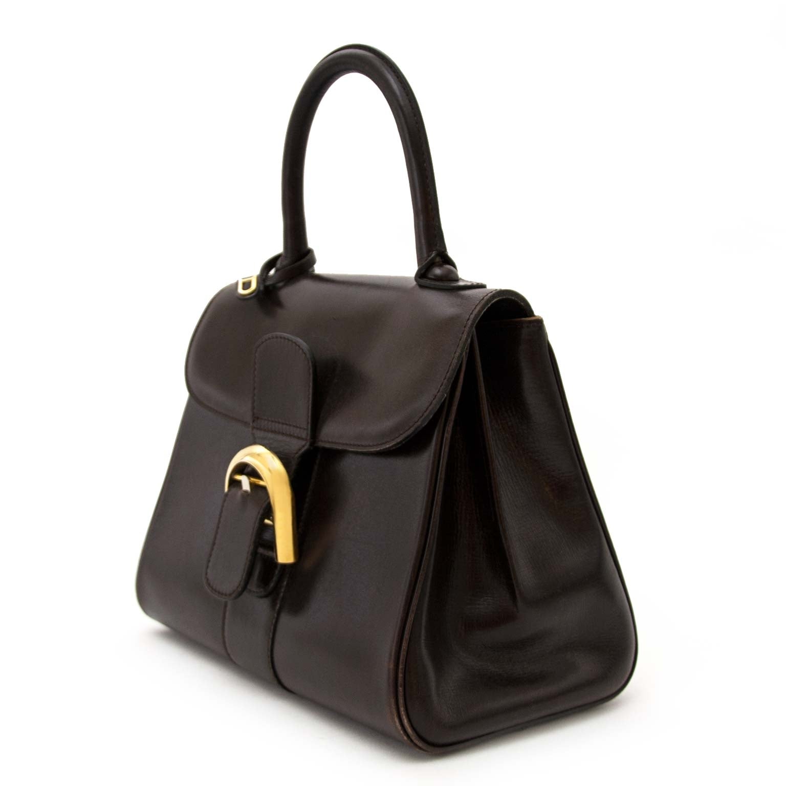 Second main Delvaux Brillant PM brun pour le meilleur prix chez Labellov.
