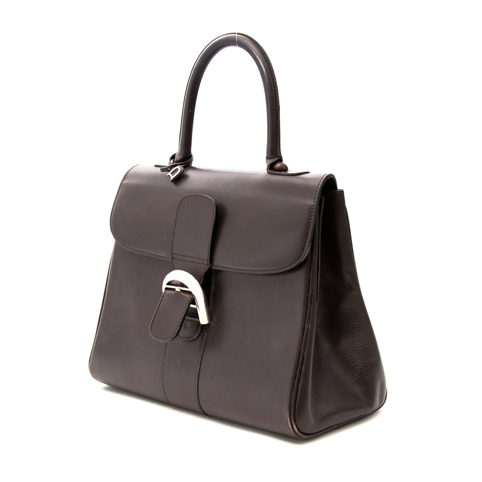 acheter enligne pour le meilleur prixcomme neuf sac a main Delvaux Brown Brillant MM