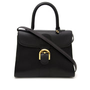 searching for the best luxury gift? Delvaux Black Brillant MM + STRAP