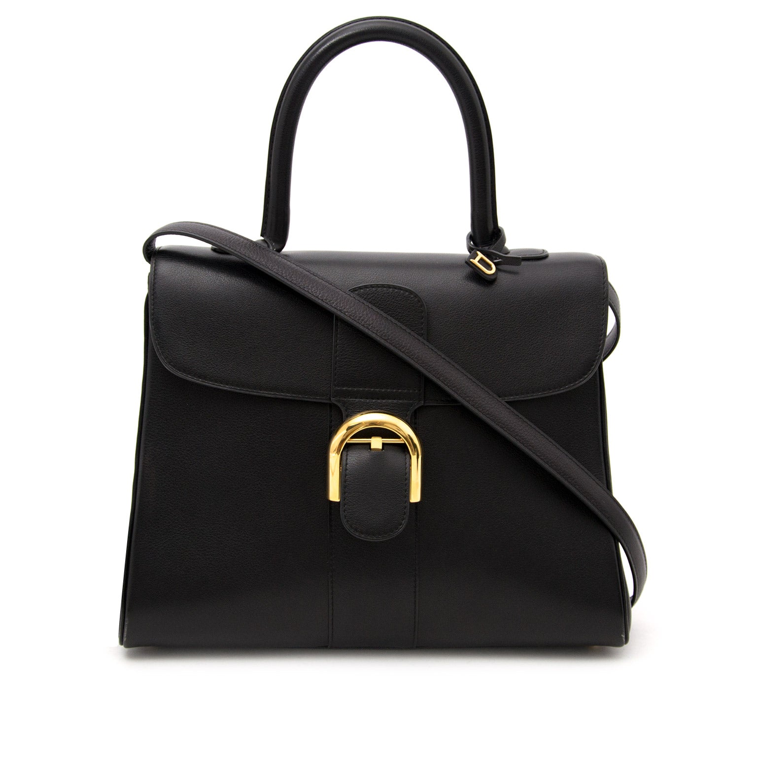 searching for the best luxury gift? Delvaux Black Brillant MM + STRAP