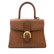 Delvaux Brillant Ostrich tabac mm now online at labellov.com for the best price