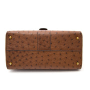 Koop en verkoop delvaux brillant struisvogel tabac nu online bij labellov.com