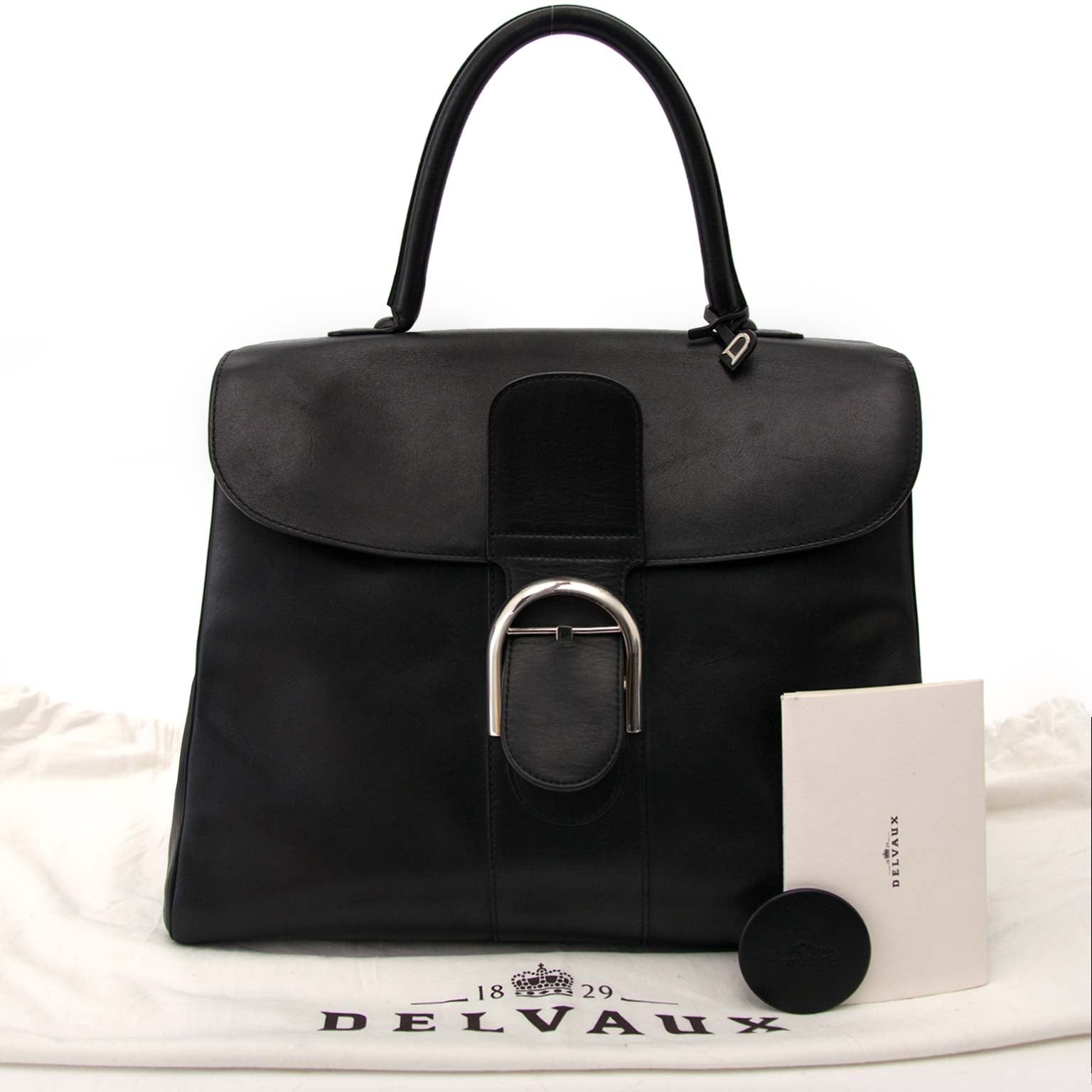 Delvaux Brillant Black GM Souple Bridon koop veilig online tegen de beste prijs Delvaux Brillant Black GM Souple Bridon