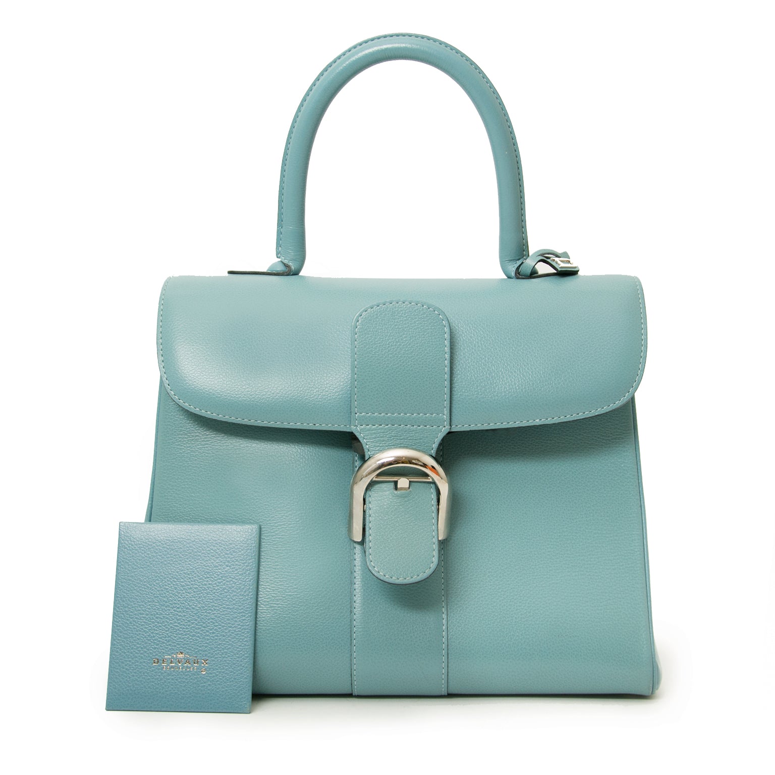 Bent u op zoek naar een lederen handtas van het merk Delvaux? Het model Brillant in de kleur blauw aan de beste prijs verkrijgbaar bij Labellov.