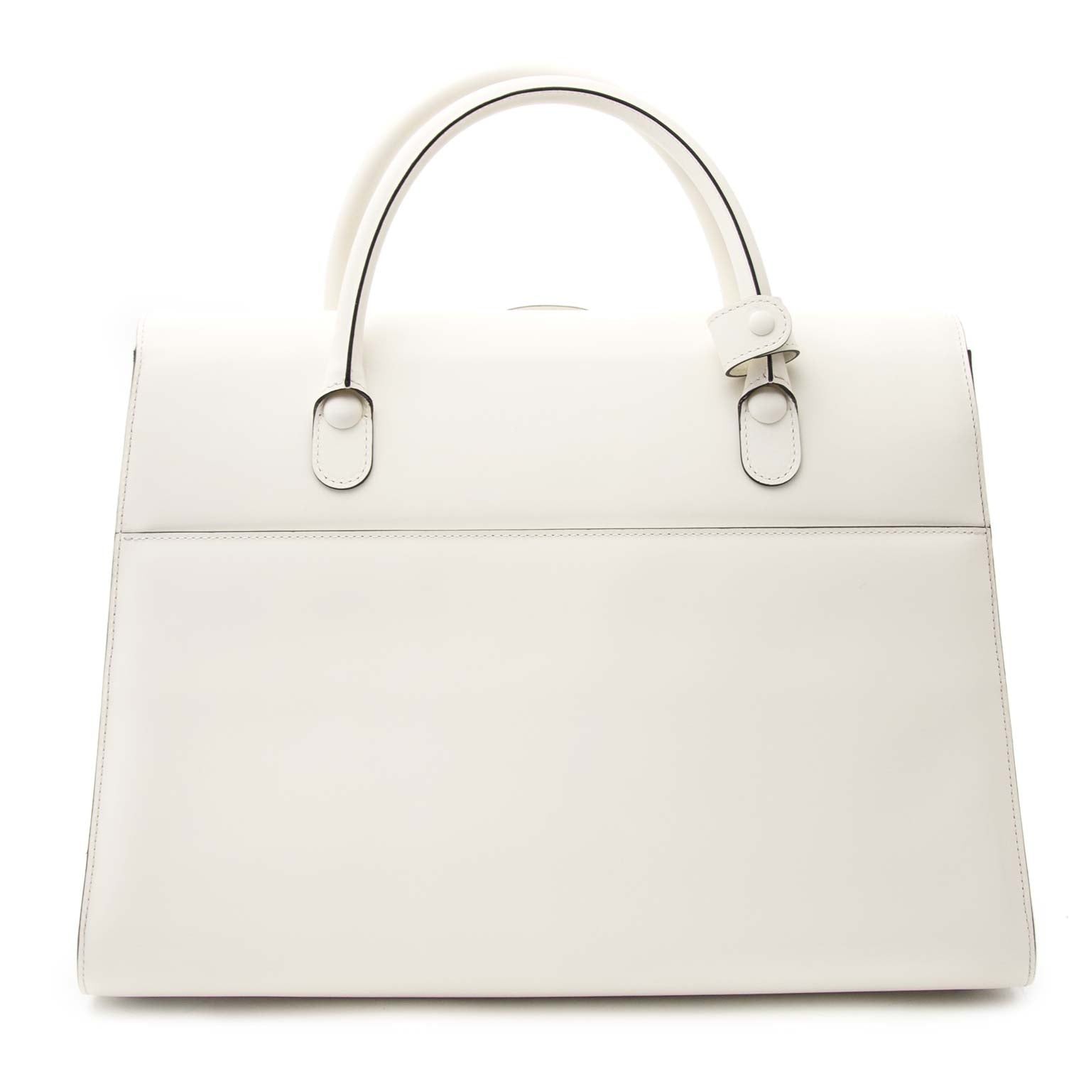 Delvaux White Brillant Double Poignée Bag Buy authentic designer Delvaux secondhand bags at Labellov at the best price. Safe and secure shopping. Koop tweedehands authentieke Delvaux tassen bij designer webwinkel labellov.