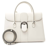 Delvaux White Brillant Double Poignée Bag Buy authentic designer Delvaux secondhand bags at Labellov at the best price. Safe and secure shopping. Koop tweedehands authentieke Delvaux tassen bij designer webwinkel labellov.