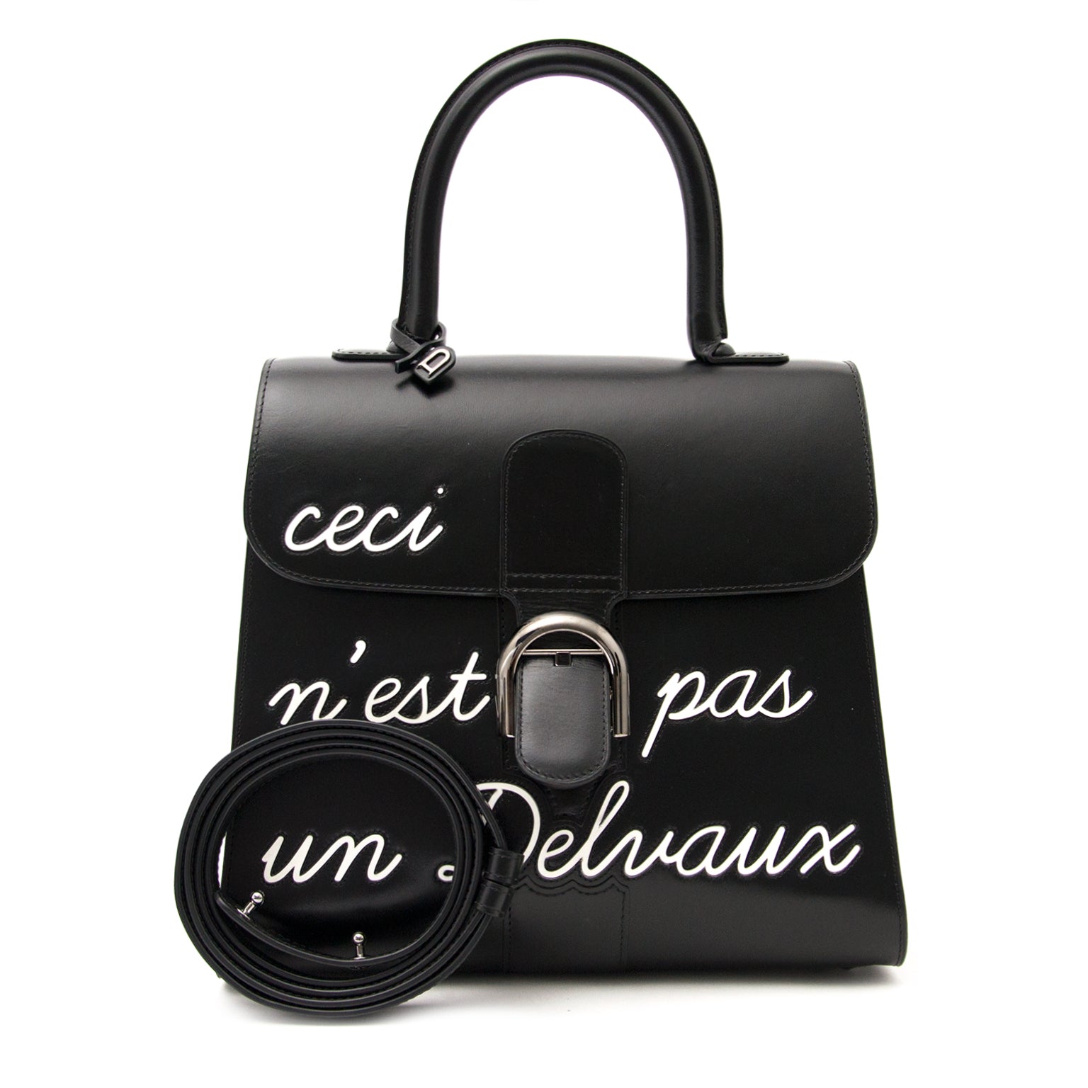 Koop en verkoop uw Delvaux Brillant L'Humour Ceci n'est pas un Delvaux nu op labellov tegen de beste prijs