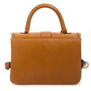 Delvaux Brillant Rouilly Cognac Top Handle Bag