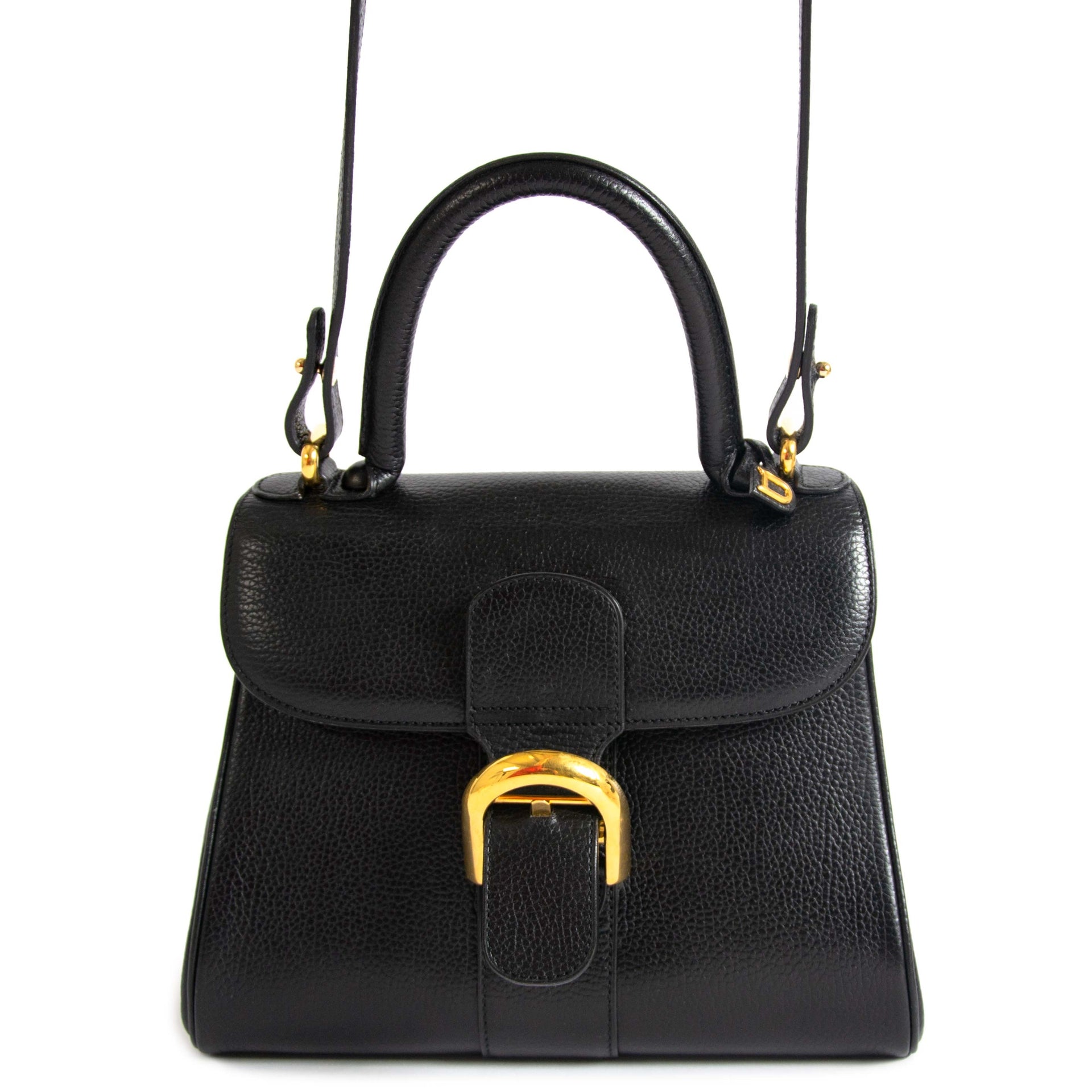 Delvaux Brillant Black PM + Strap