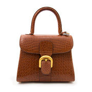As New Delvaux Brillant Croco matte Miel PM for the best price available online