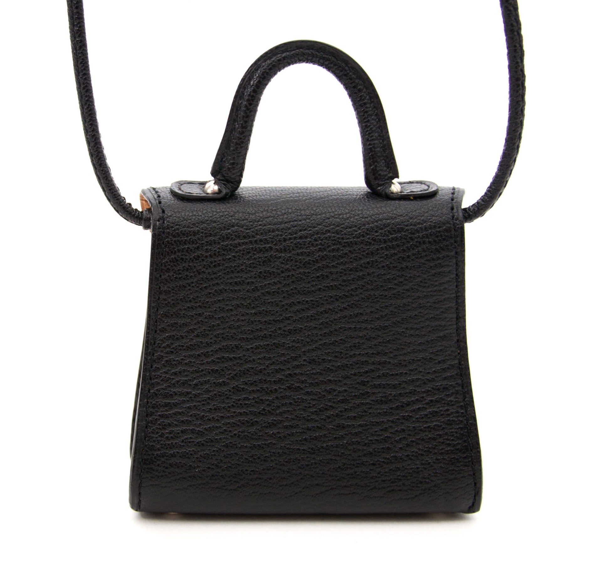 Delvaux Micro Black Leather Bag at the best price 2017