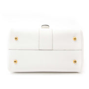 koop online aan de besete prijs joiu tweedehands Delvaux White Brillant Mini GHW
