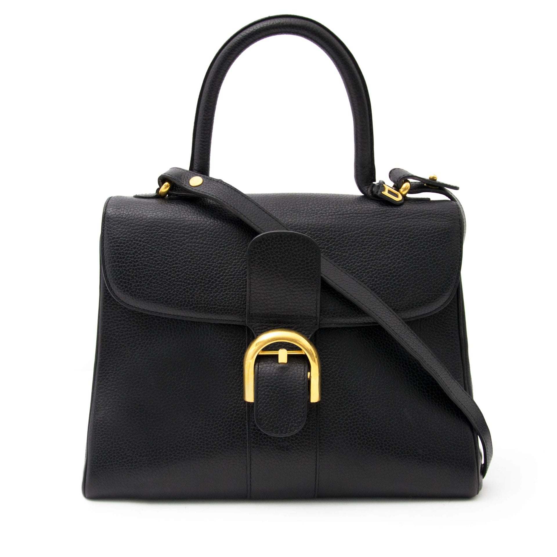 Delvaux Black Brillant MM for sale at Labellov (www.labellov.com), shop this iconic piece now at an affordable price! Large webshop with luxury vintage products.
