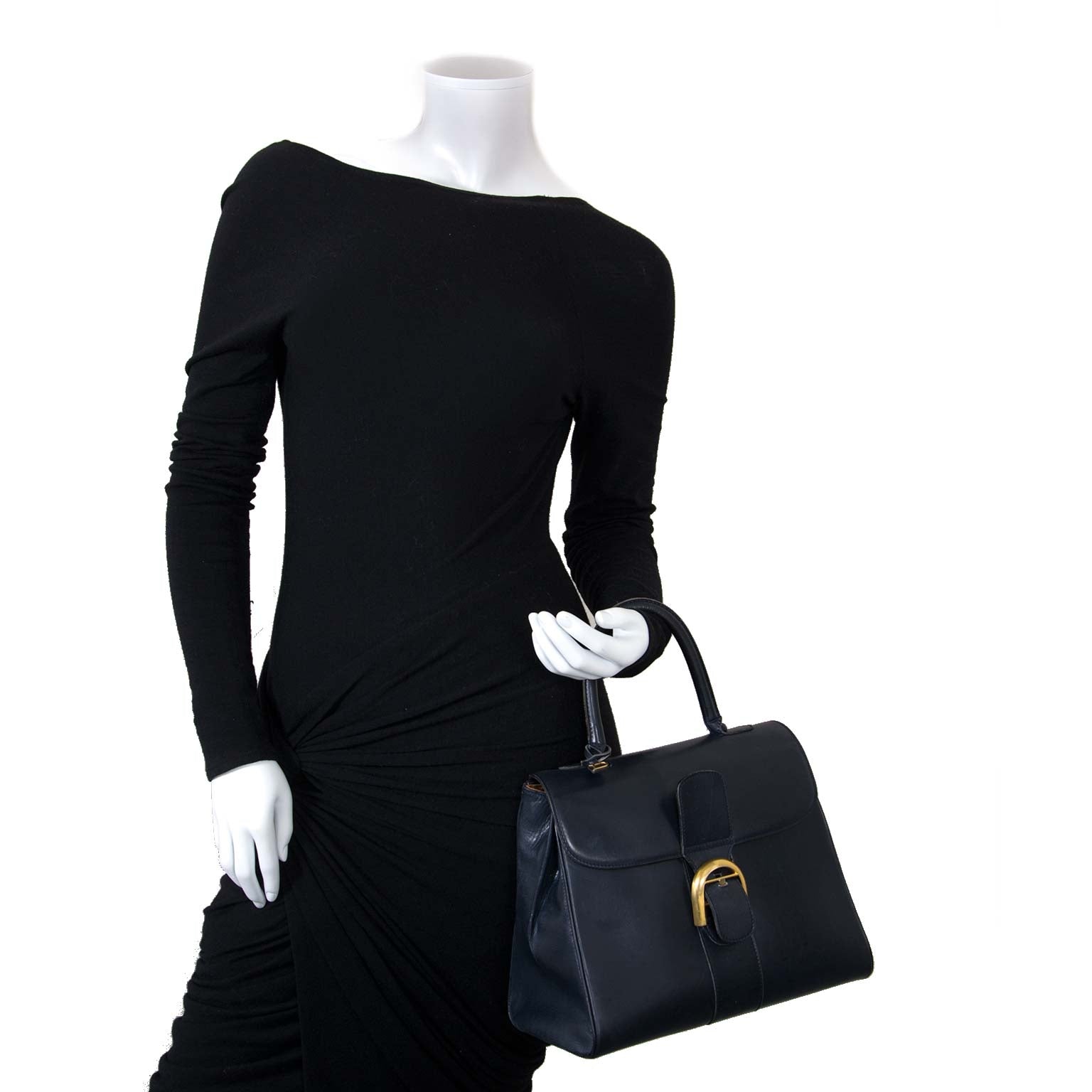 delvaux brillant dark blue mm bag now for sale at labellov vintage fashion webshop belgium