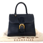 delvaux brillant donker blauw mm tas nu te koop bij labellov vintage mode webshop belgië