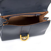 delvaux brillant bleu mm sac à vendre à labellov vintage webshop de mode belgique