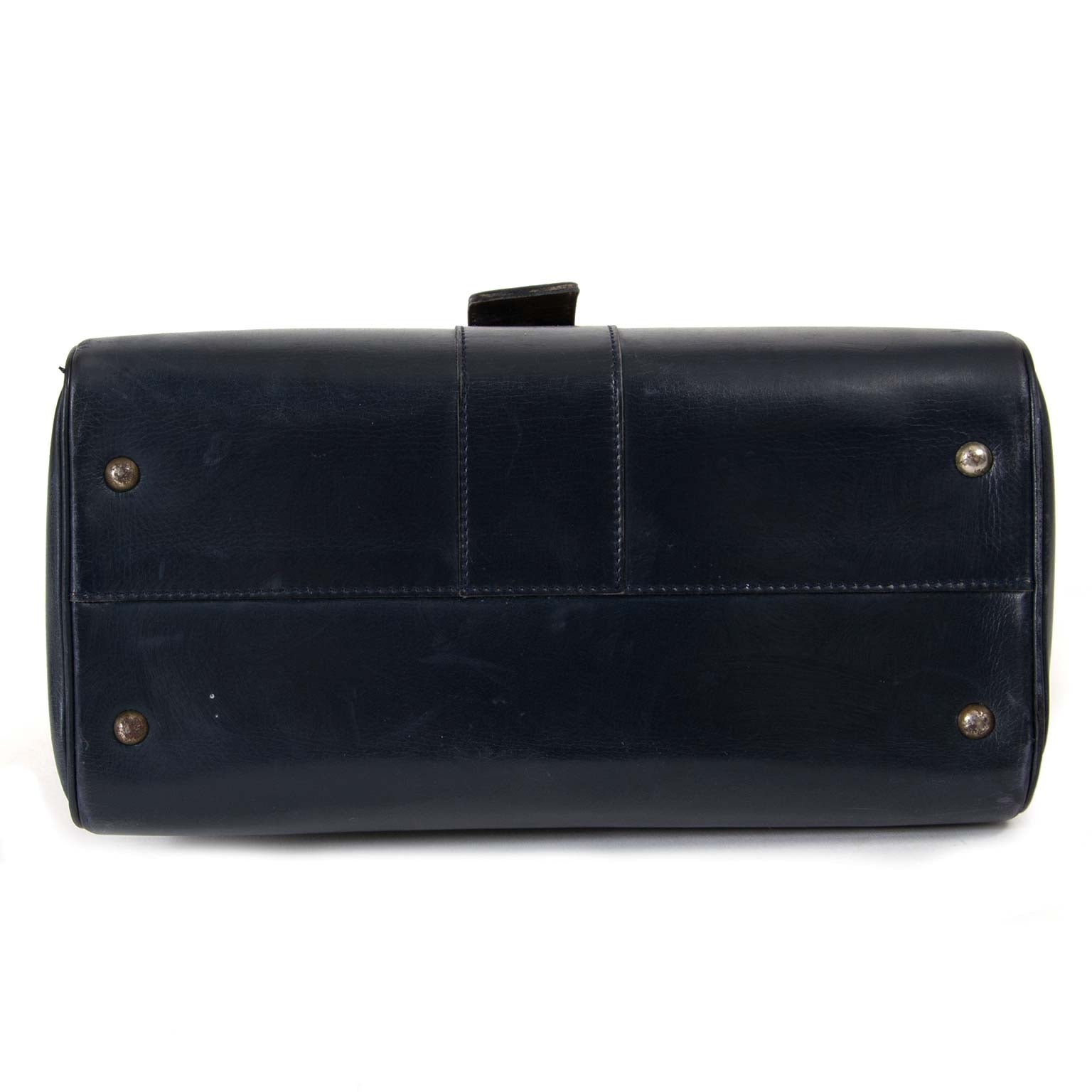 delvaux brillant bleu mm sac à vendre à labellov vintage webshop de mode belgique