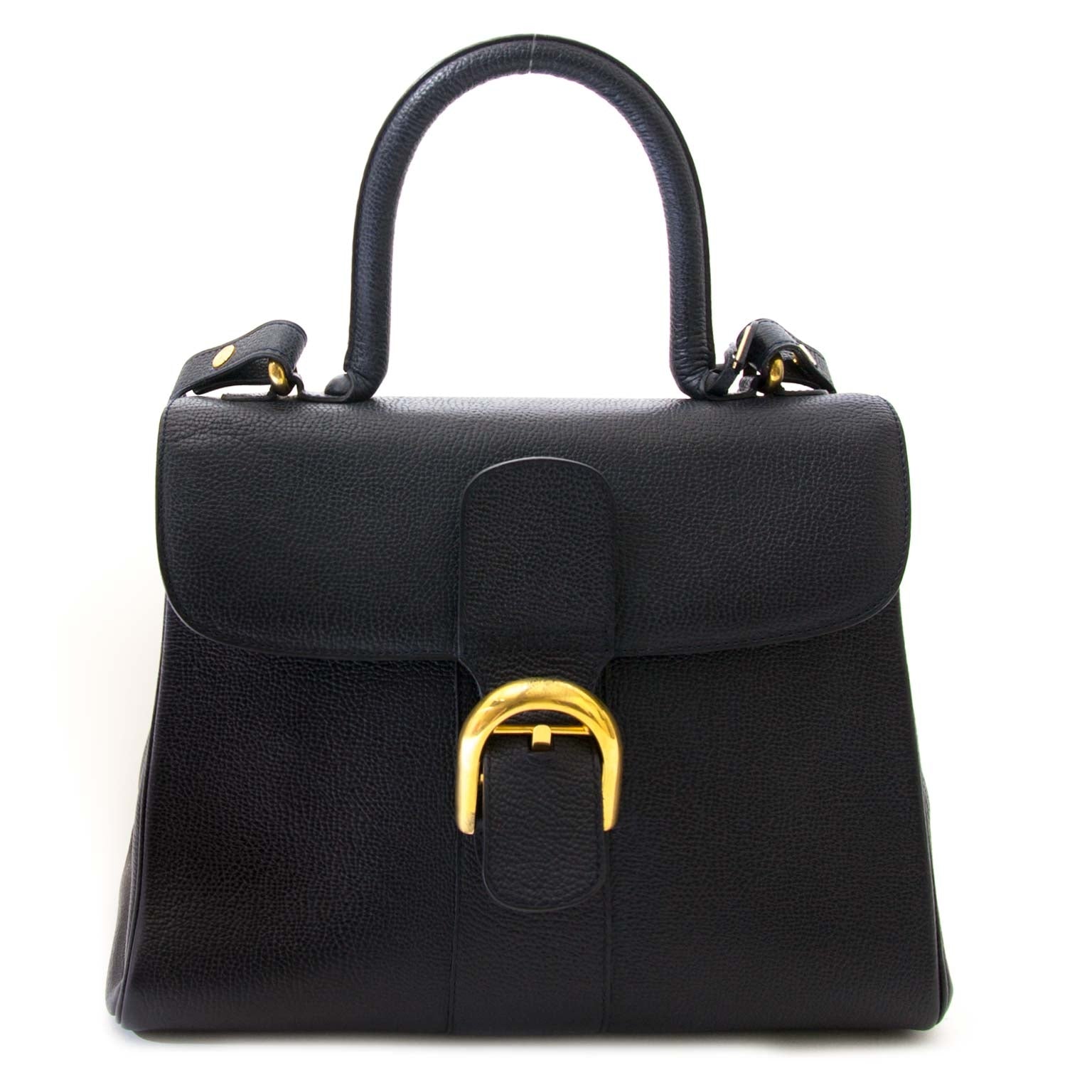 delvaux brillant blue mm bag + strap now for sale at labellov vintage fashion webshop belgium