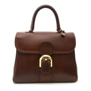 Authentieke tweedehands Delvaux Brillant MM Dark Brown te koop bij LabelLOV in Antwerpen België, vintage luxe.