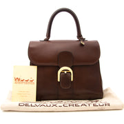 Achetez le Delvaux Brillant MM Brun en Belgique ou en ligne www.labellov.com, seconde main en vintage.