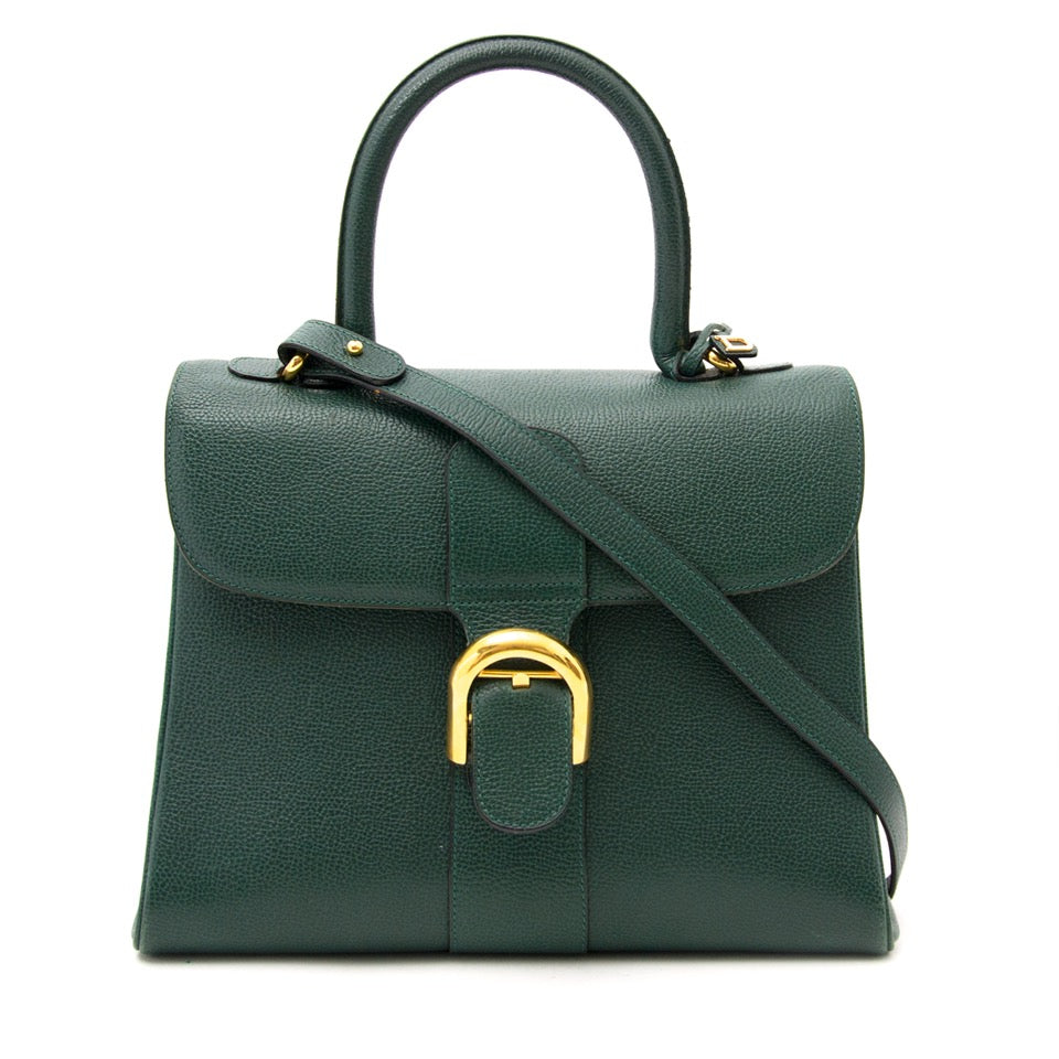 Delvaux donkergroen Brillant MM aan de beste prijs op www.labellov.com