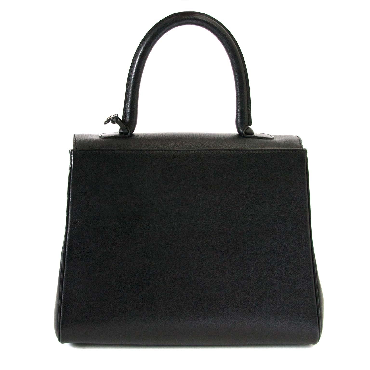 Delvaux Brillant Black MM Bag nu te koop bij labellov vintage mode webshop belgië