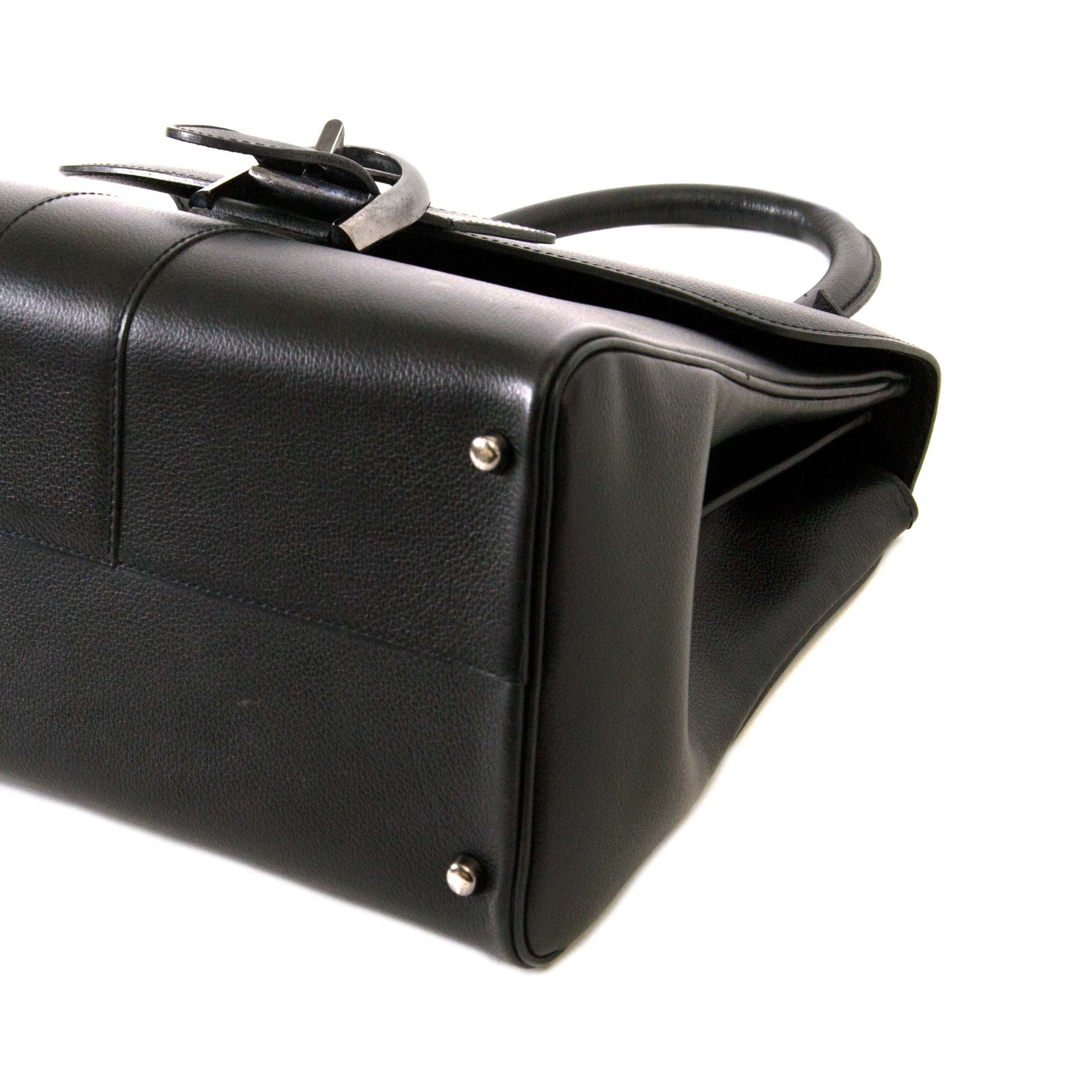 Delvaux Brillant Black MM sac seconde-à-main authéntique à vendre à labellov vintage webshop de mode belgique