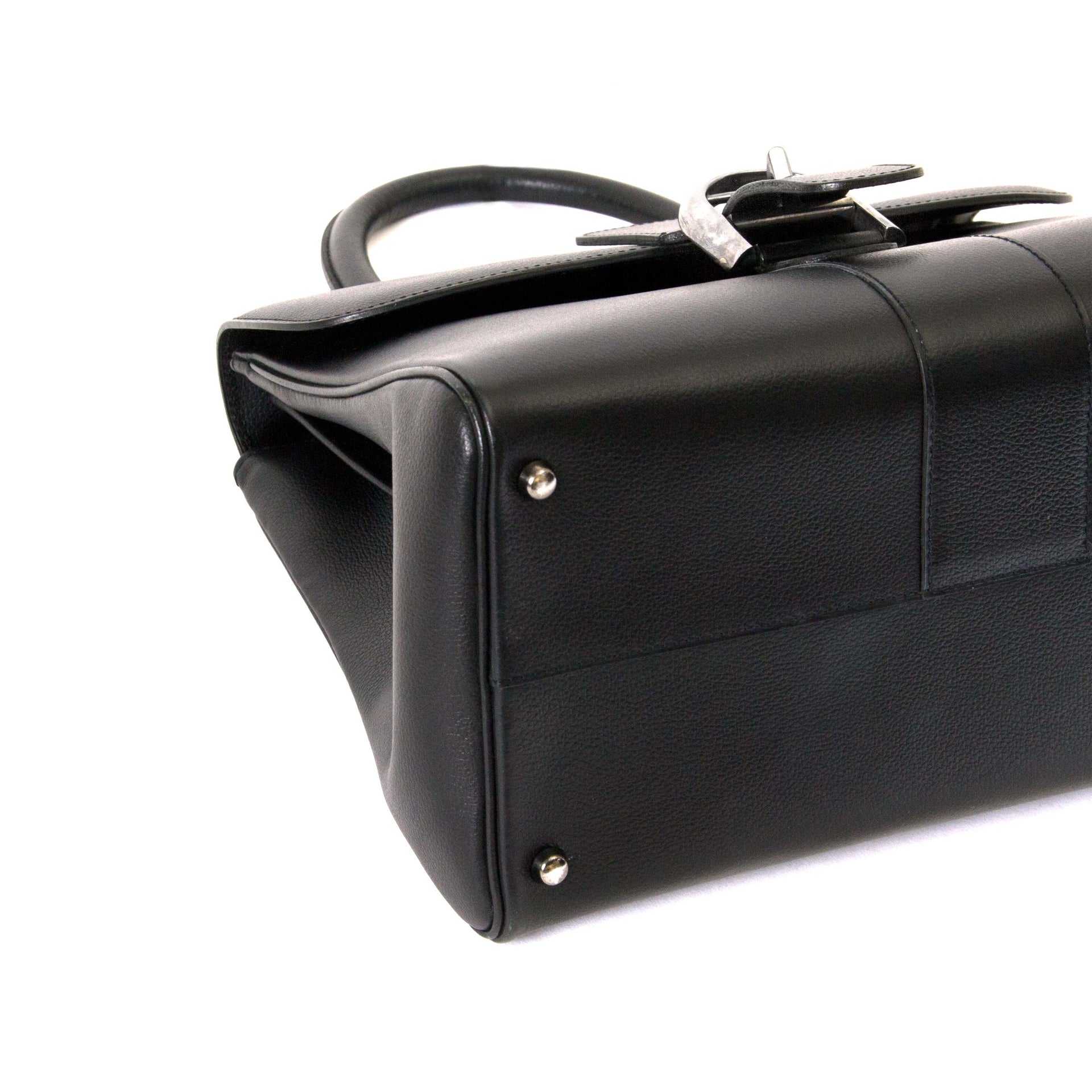 Delvaux Brillant Black MM sac seconde-à-main authéntique à vendre à labellov vintage webshop de mode belgique