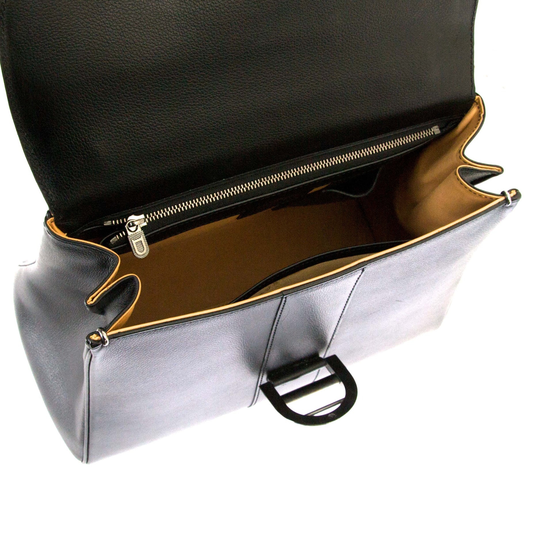 Delvaux Brillant Black MM sac seconde-à-main authéntique à vendre à labellov vintage webshop de mode belgique