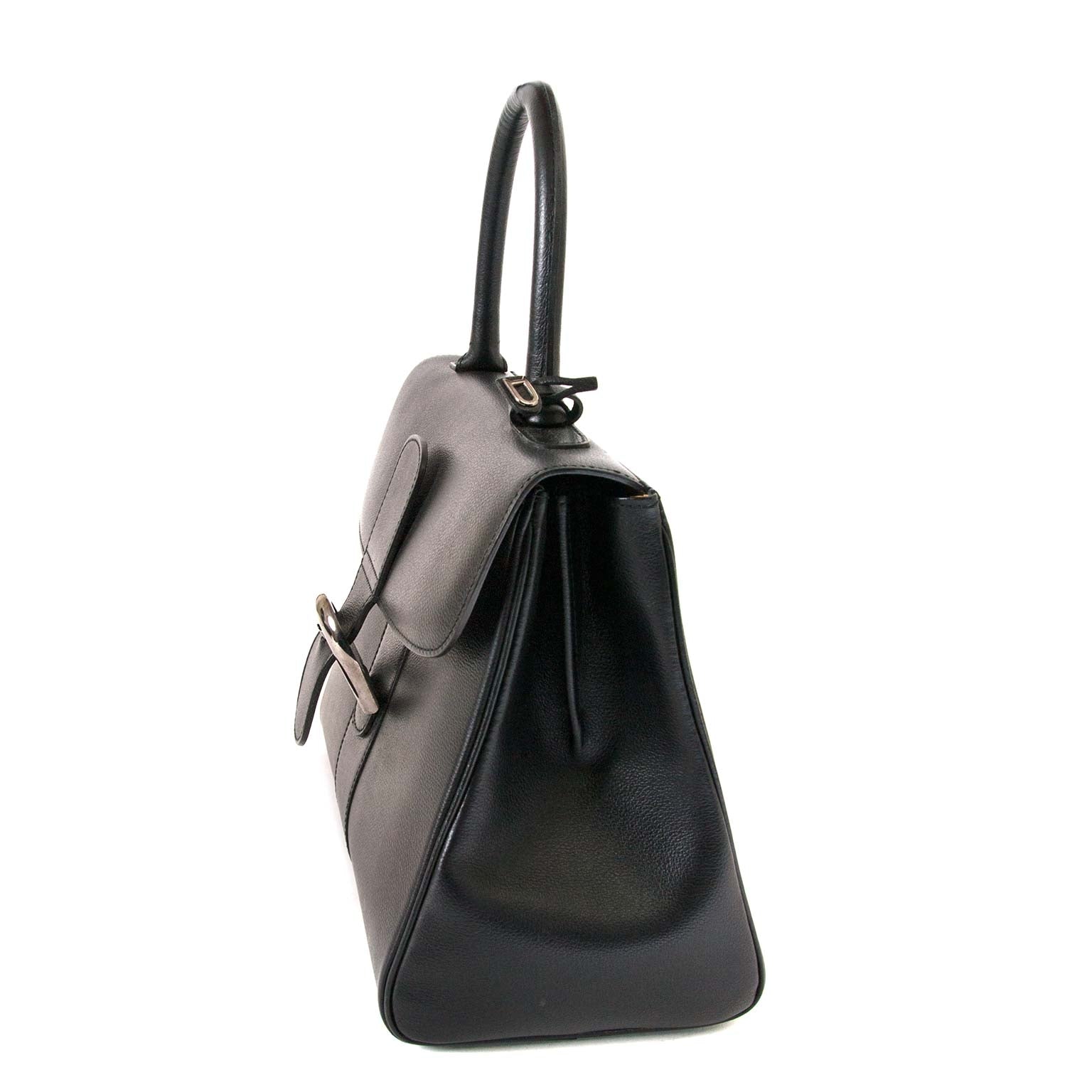 Delvaux Brillant Black MM Bag now for sale at labellov vintage fashion webshop belgium