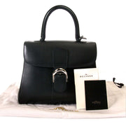Delvaux Brillant Black MM Bag now for sale at labellov vintage fashion webshop belgium