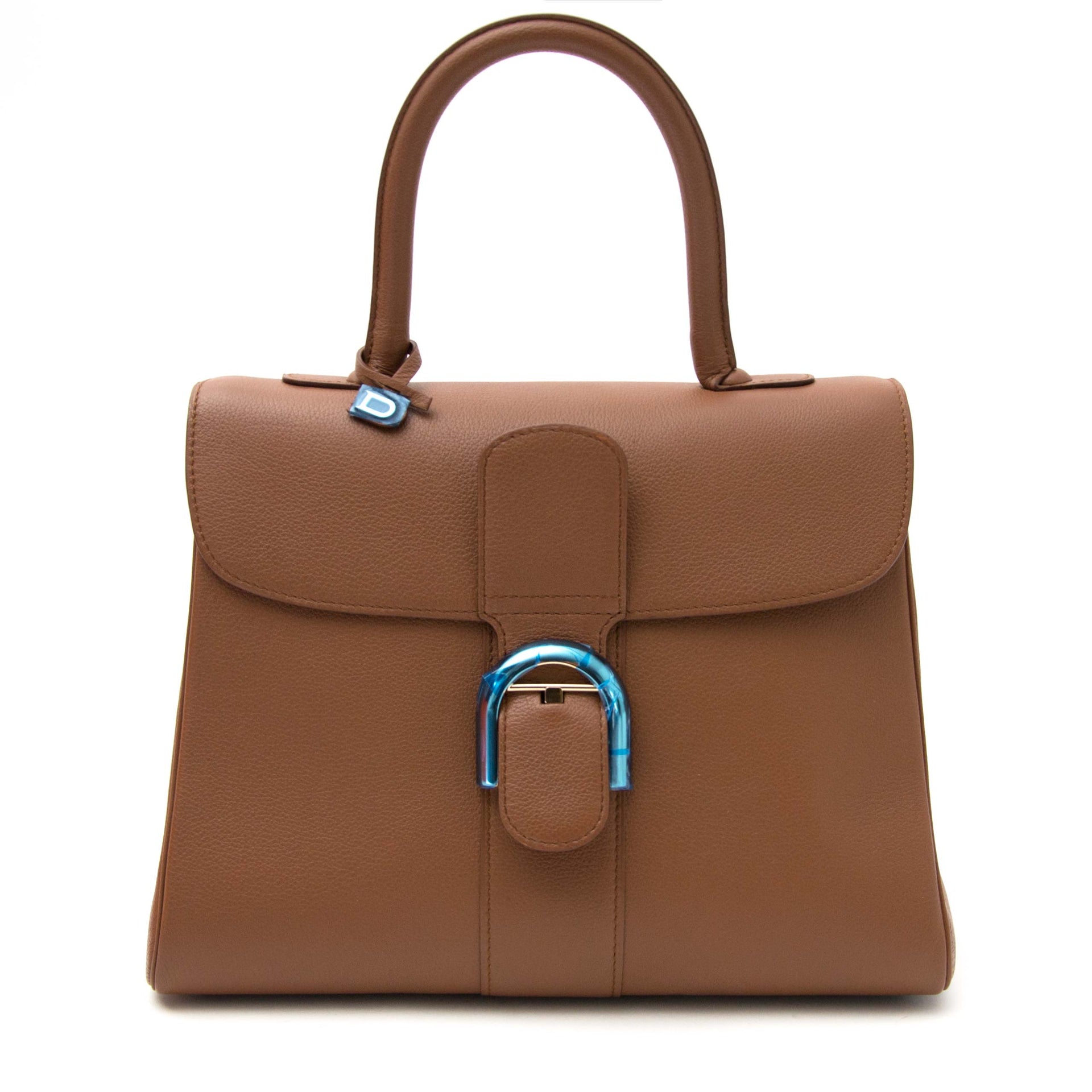 Delvaux Brillant MM Sellier Wood doré pâle