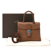 acheter en ligne chez labellov.com pour le meilleur prix delvaux brillant mm sellier wood dore pale