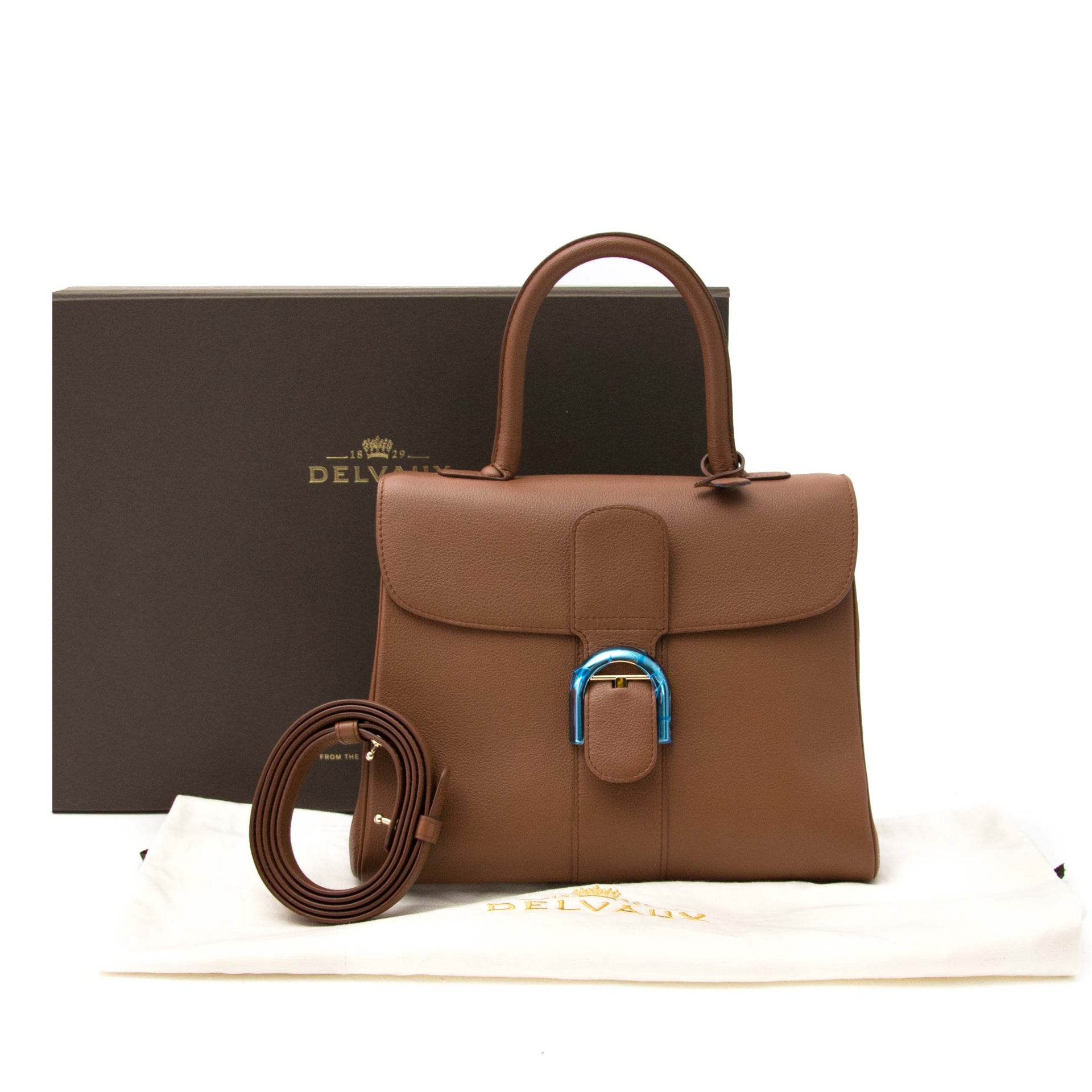 acheter en ligne chez labellov.com pour le meilleur prix delvaux brillant mm sellier wood dore pale