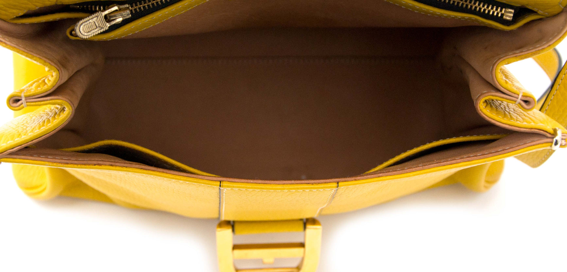 Delvaux Brillant MM Yellow + strap te koop bij Labellov in Antwerpen