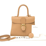 As New Delvaux Brillant MM Sand + strap shop safe online at the best price