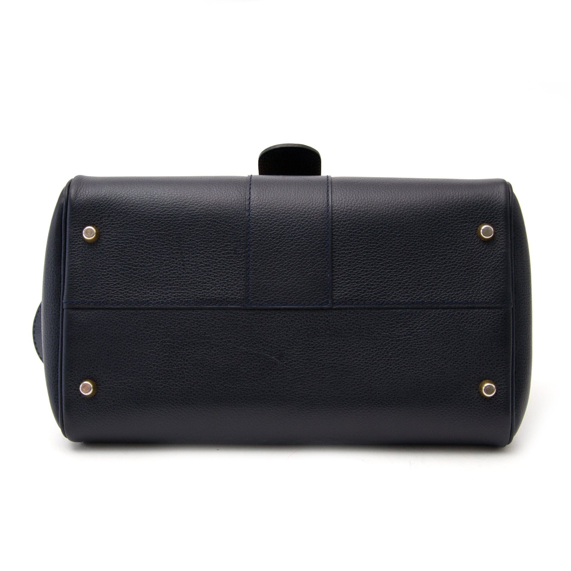 Buy safe and secure online at labellov.com for the best price delvaux dark blue leather brillant pm
