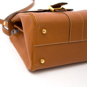 koop veilig online aan de beste prijs Delvaux Cognac Brillant Mini GHW + strap antwerpen, België