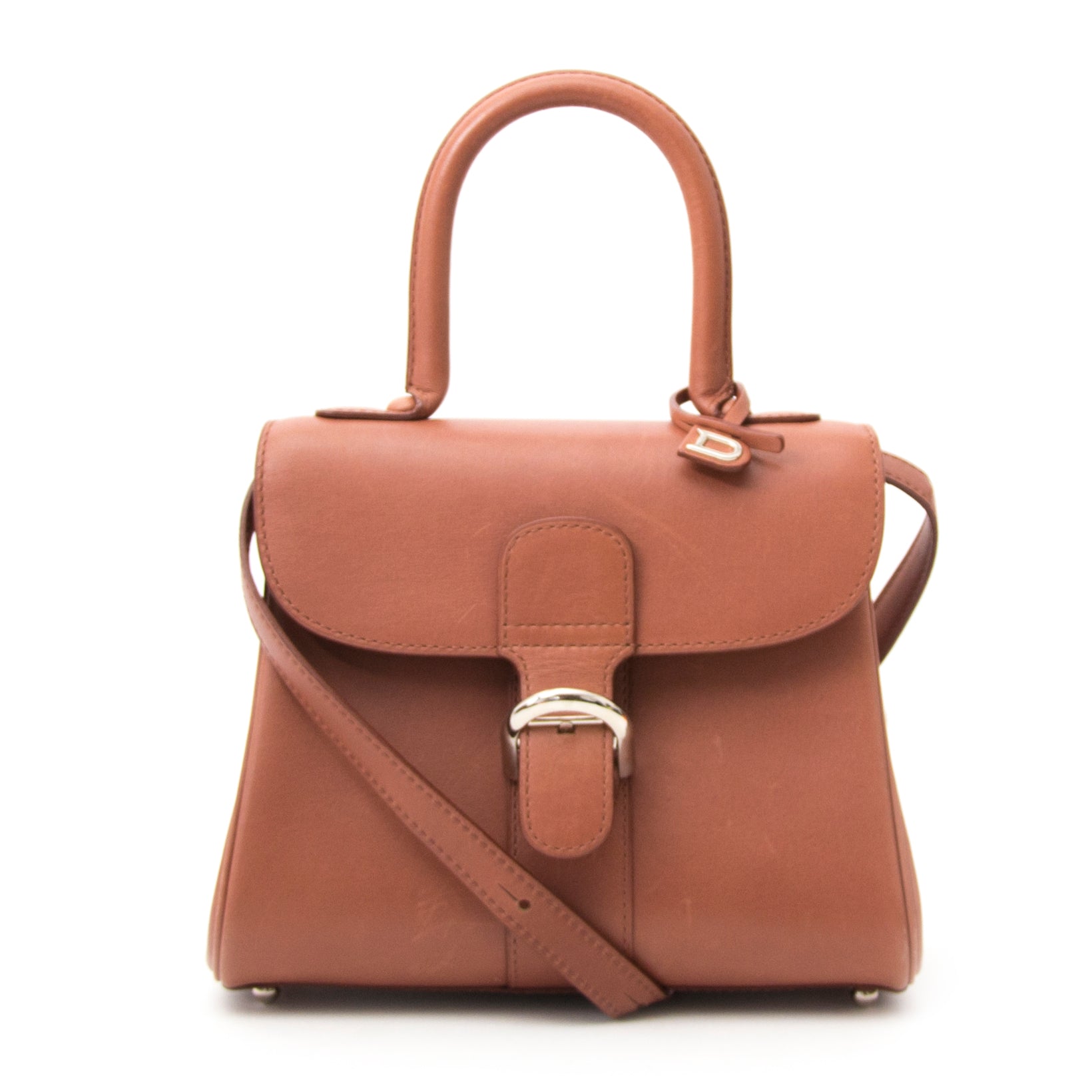 Delvaux Brillant PM + Strap in Sienna for sale online at Labellov