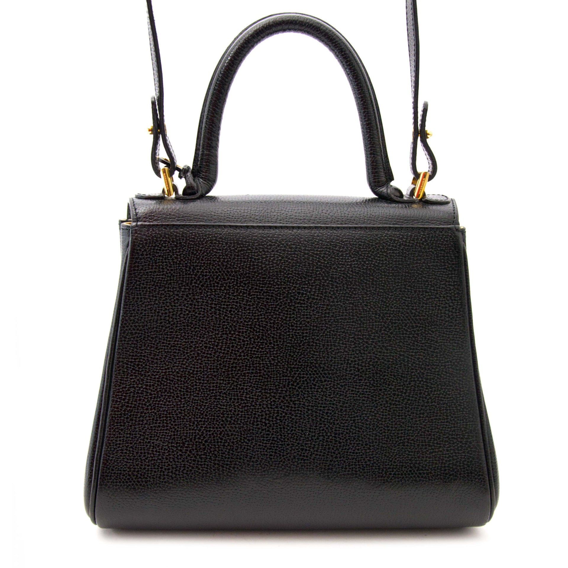 achter en ligne pour le meilleur prix sac a main Delvaux Brillant MM Black Leather
