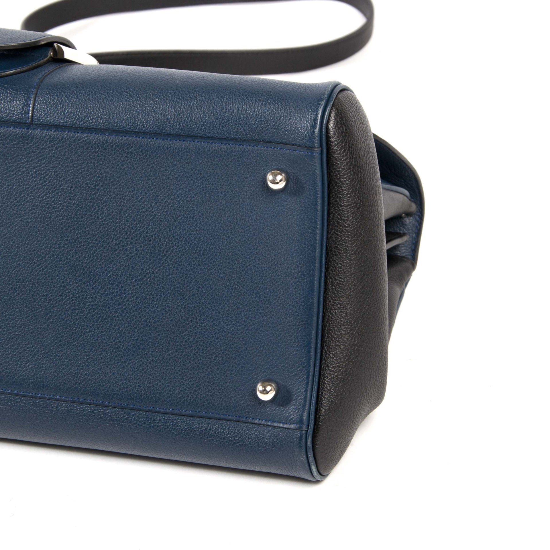 Delvaux Brillant East West Bicolor Bag Sellier Bicolore Calanque PA 00