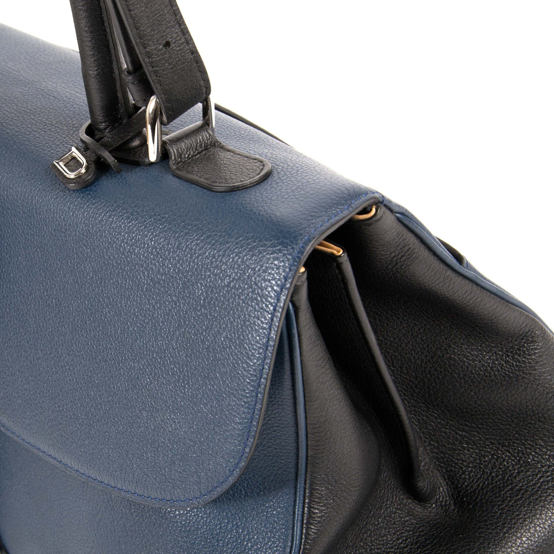 Delvaux Brillant East West Bicolor Bag Sellier Bicolore Calanque PA 00
