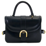 Delvaux Dark Blue Rouilly Bag for sale at Labellov secondhand in Antwerp