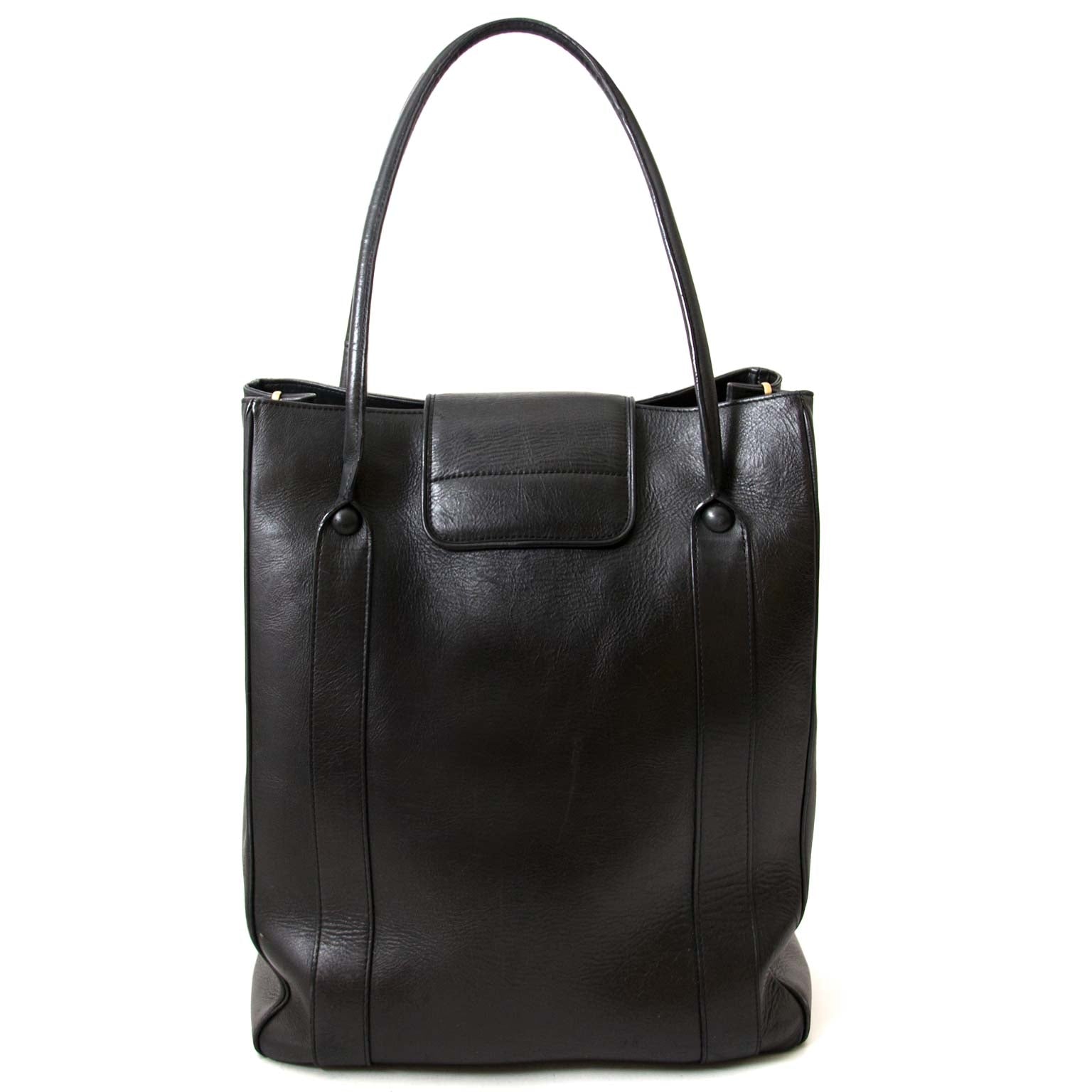 Delvaux Black Brillant Shoulder Bag for sale online at Labellov