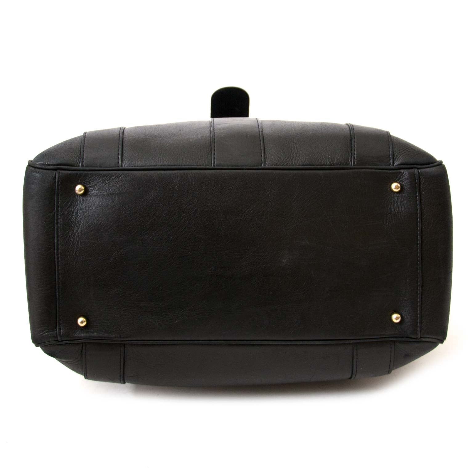 Koop Delvaux Black Brillant Shoulder Bag
