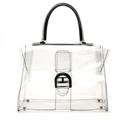 Delvaux Brillant Noces d'or MM transparant bag at Labellov vintage luxury bags 100% authentic with worldwide shipping.