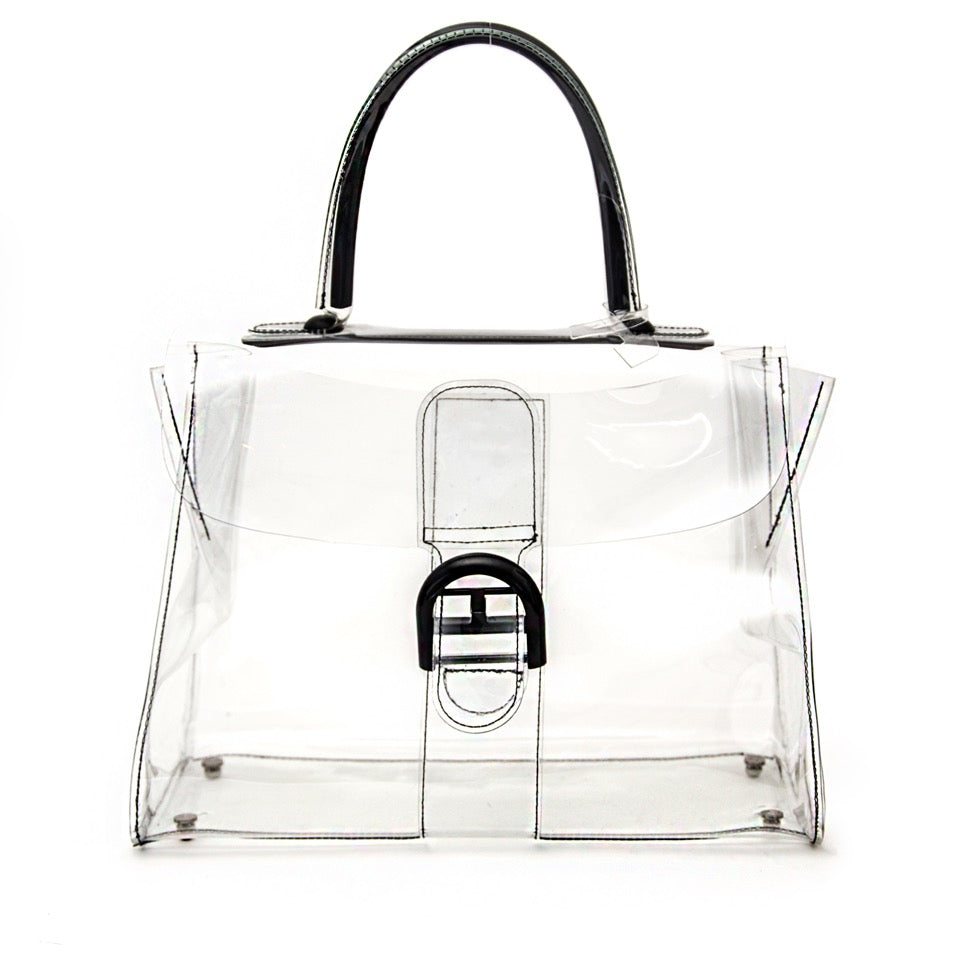 Delvaux Brillant Noces d'or MM transparant bag at Labellov vintage luxury bags 100% authentic with worldwide shipping.