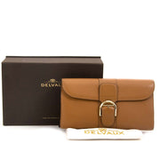 Delvaux Brillant PTF Long Leather Wallet
